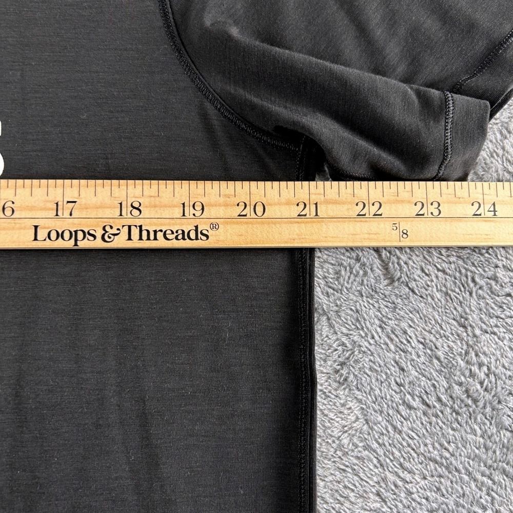 Lululemon Jersey Training Womens Short Sleeve Run Logo Black Shirt Size 8 NWT - Picture 9 of 10